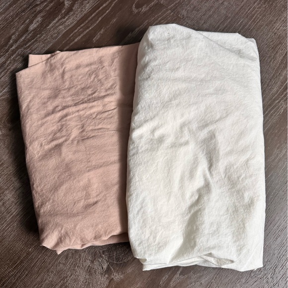 Babies r Us Fitted Crib Sheets (2) 100% Cotton - Picture 1 of 3